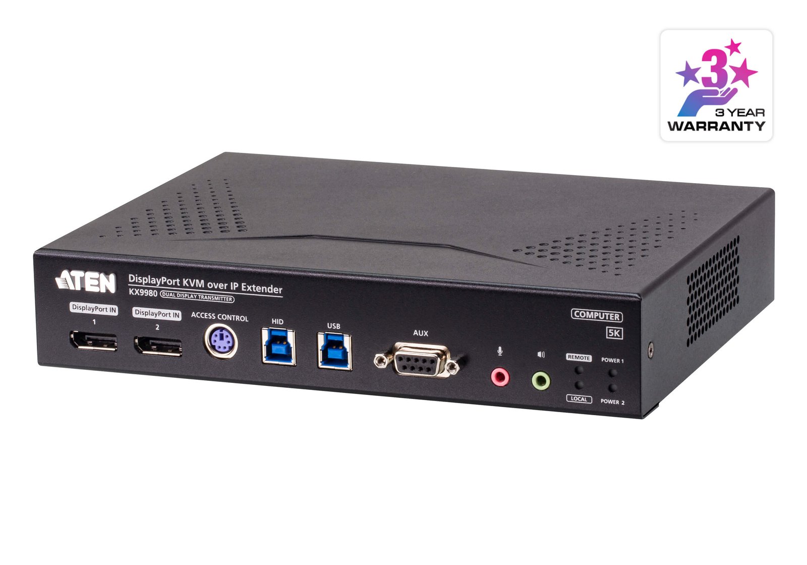 ATEN KX9980T – Bộ phát KVM qua IP DisplayPort 5K hai màn hình