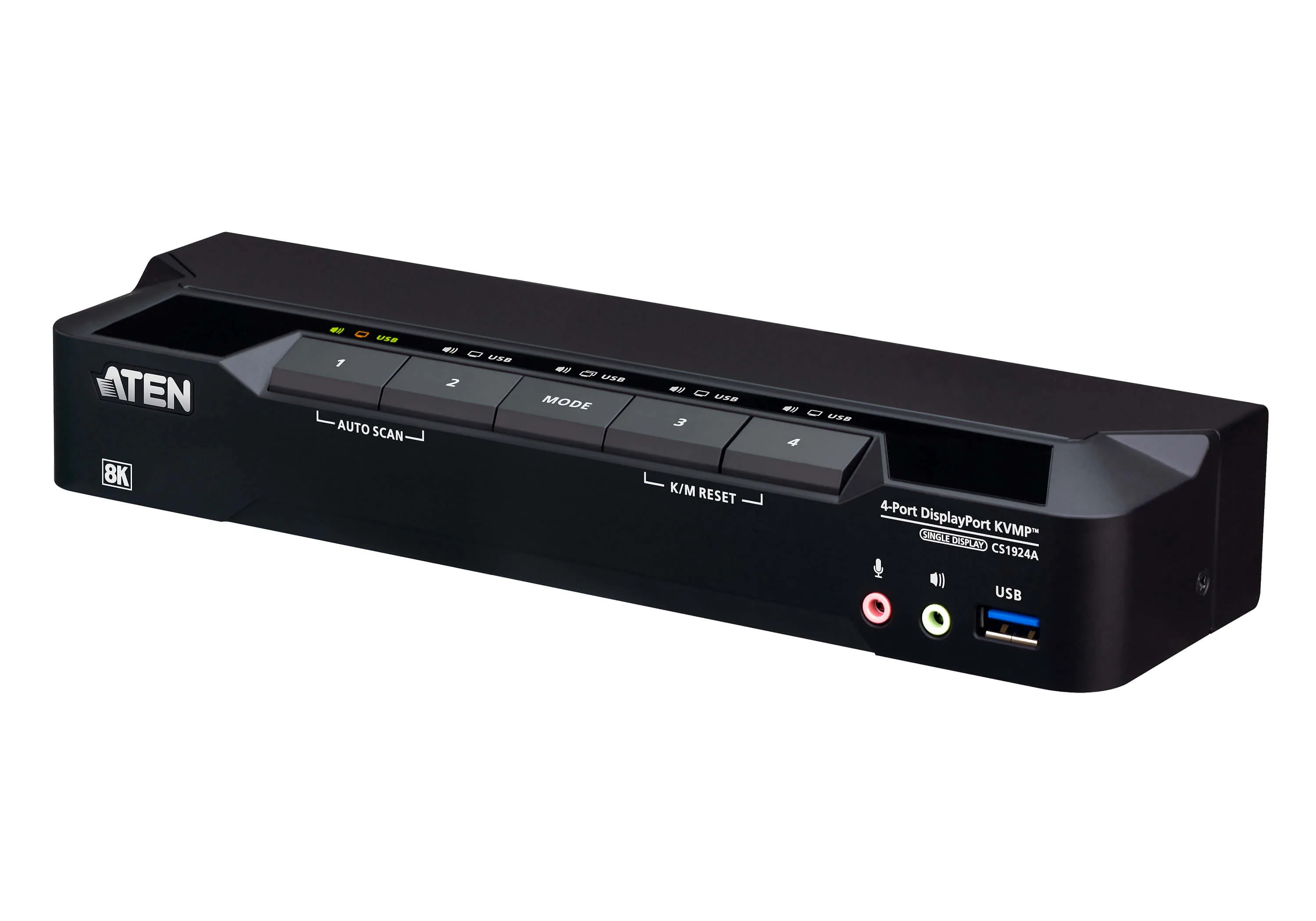 ATEN CS1924A – Switch KVMP DisplayPort 4 cổng 8K USB 3.0